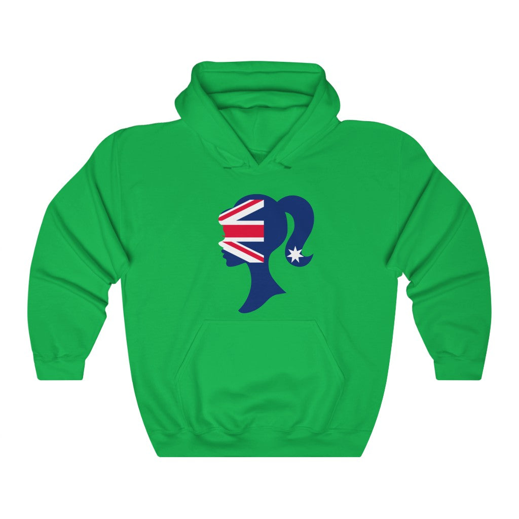 Australia Girl Flag Hoodie Sweatshirt - Unisex