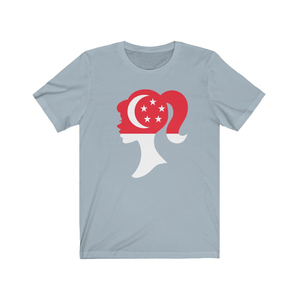 Singapore Girl Flag Premium Tee - Unisex