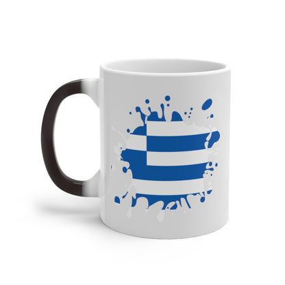 Greece Splat Color Changing Mug