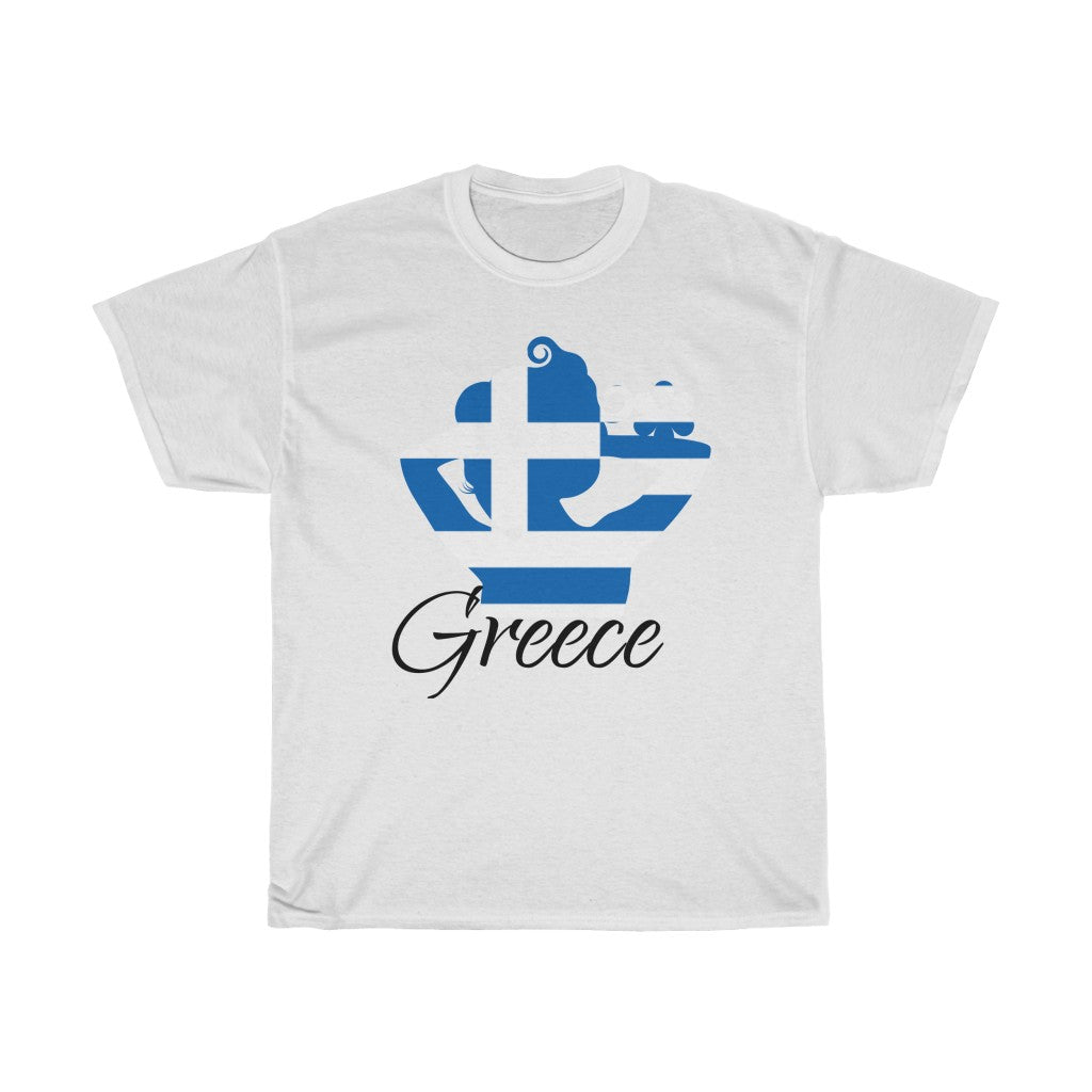 Greece Lady Flag Standard Tee 1 - Unisex
