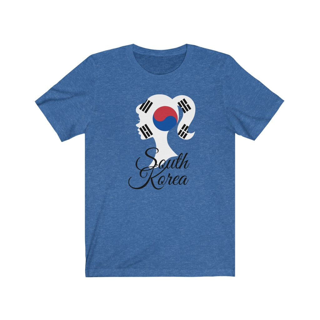 South Korea Girl Flag Premium Tee 1 - Unisex