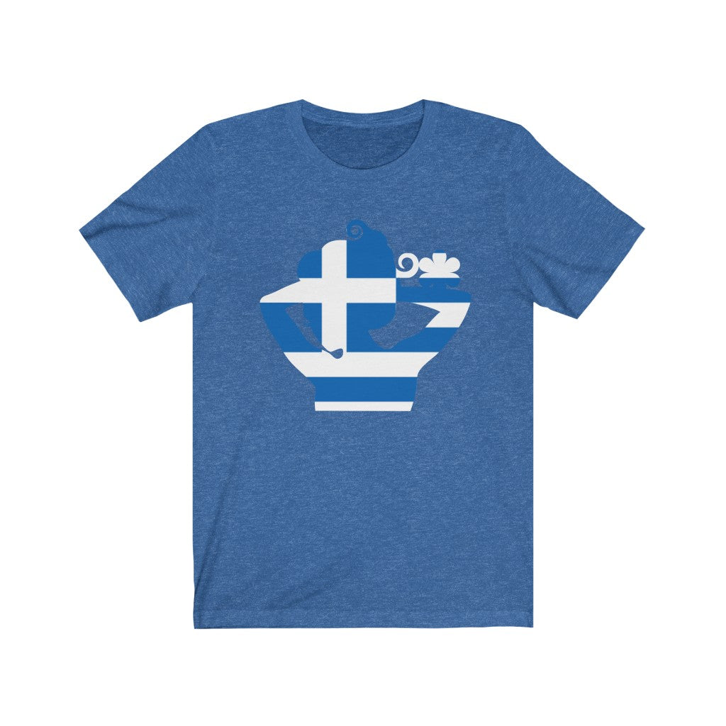 Greece Lady Flag Premium Tee - Unisex