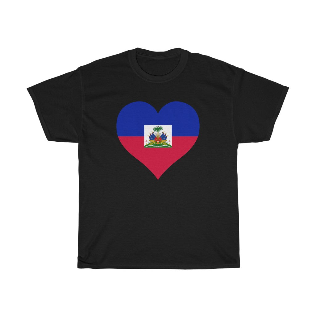 Haiti Heart Flag Standard Tee - Unisex
