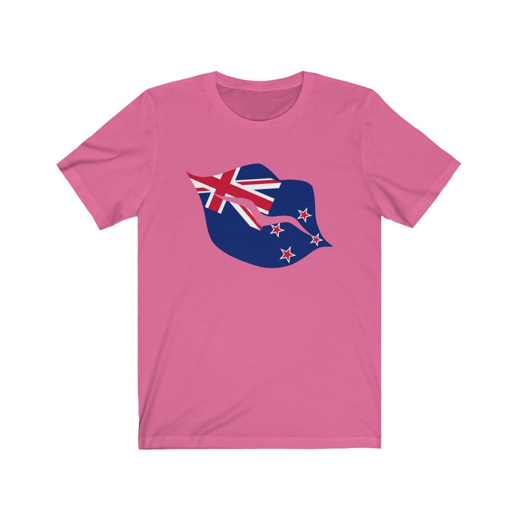 New Zealand Lips Flag Premium Tee - Unisex