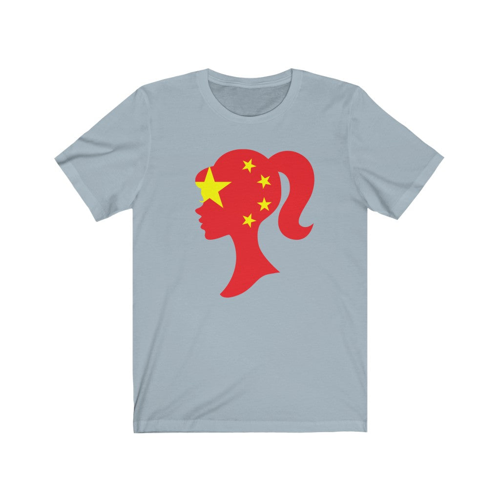 China Girl Flag Premium Tee - Unise