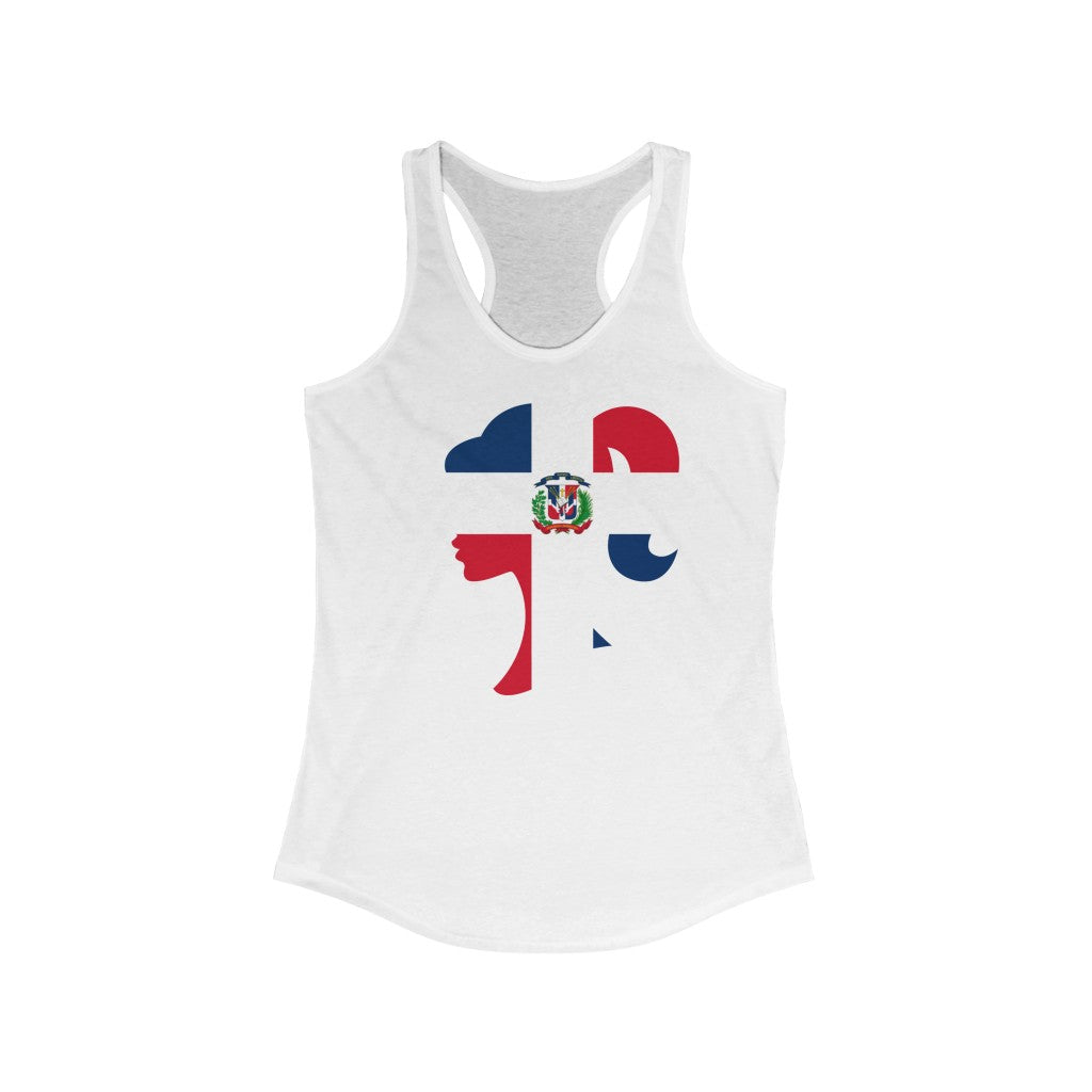 Dominican Republic Girl Flag Tank - Women