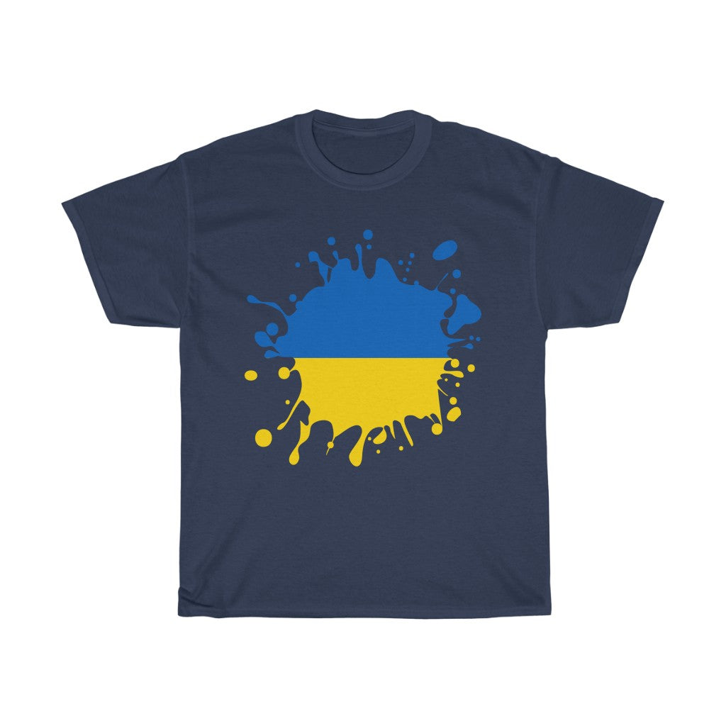 Ukraine Splat Flag Standard Tee - Unisex