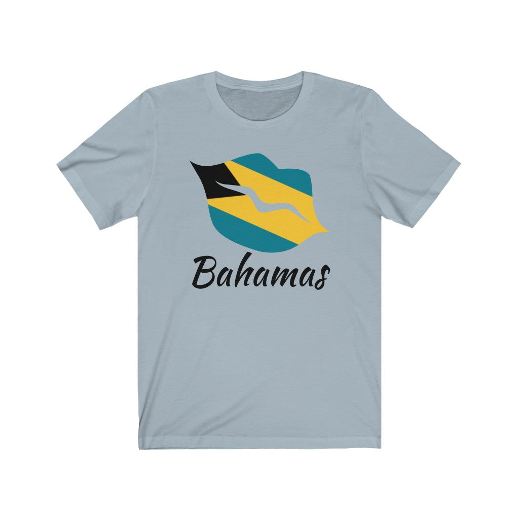 Bahamas Lips Flag Premium Tee 1 - Unisex