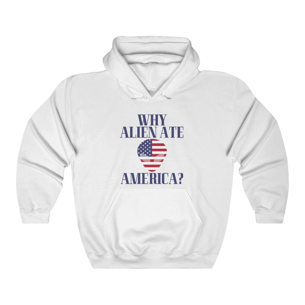 United States Alien Ate Flag Hoodie Sweatshirt 1 - Unisex