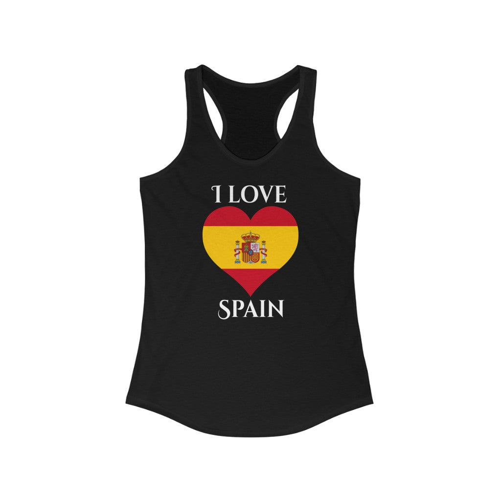 Spain Heart Flag Tank 2 - Women