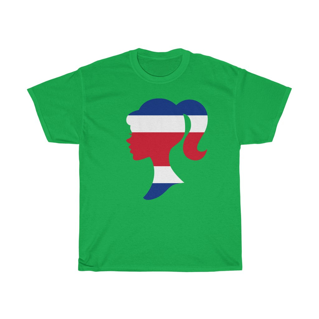 Costa Rica Girl Flag Standard Tee - Unisex