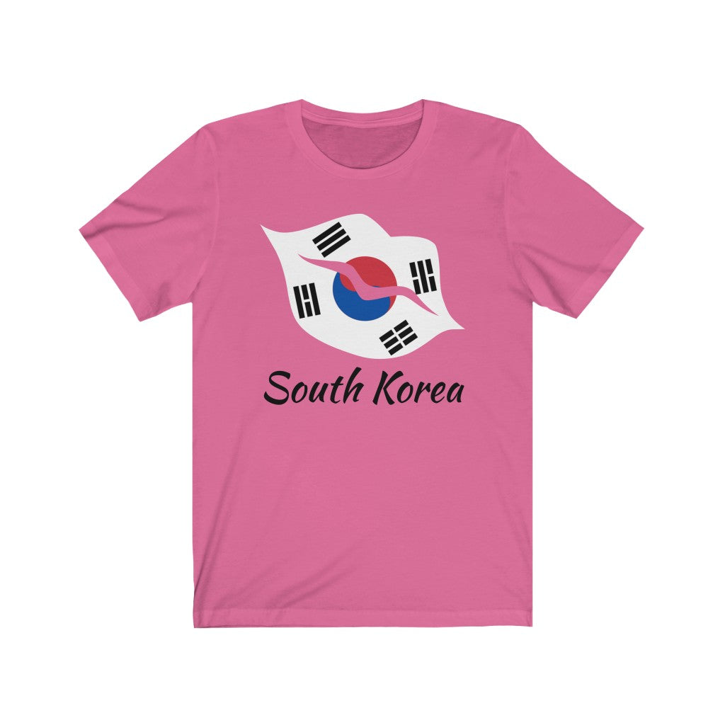 South Korea Lips Flag Premium Tee 1 - Unisex