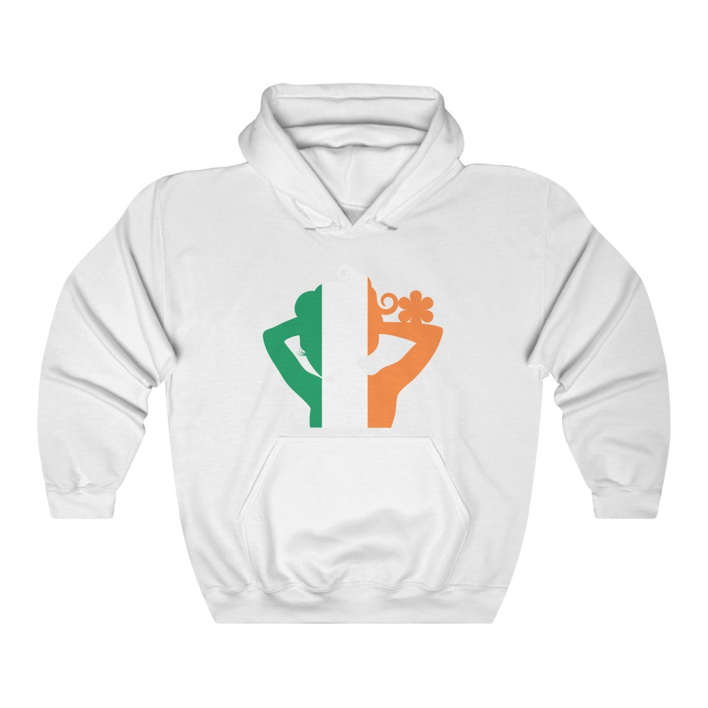 Ireland Lady Flag Hoodie Sweatshirt - Unisex