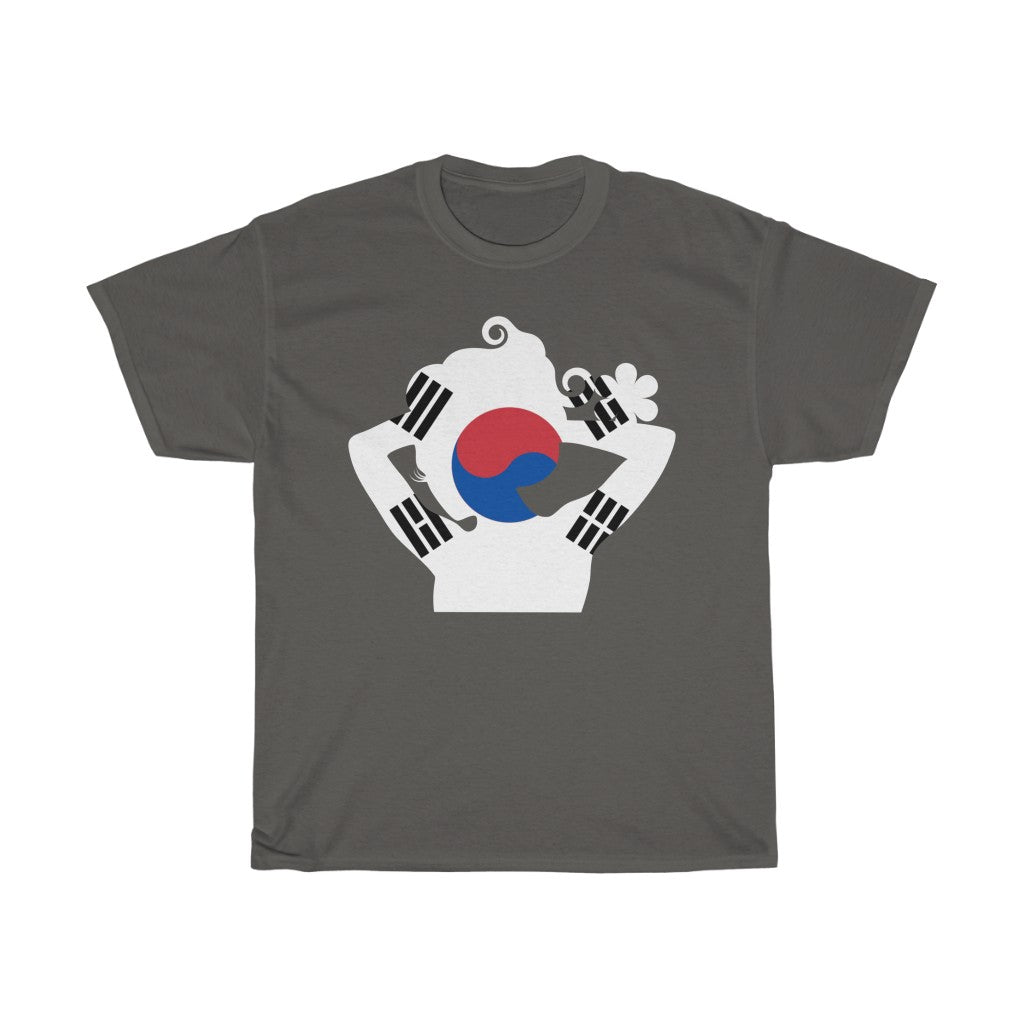 South Korea Lady Flag Standard Tee - Unisex