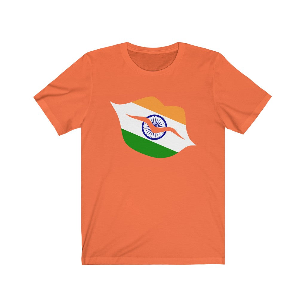 India Lips Flag Premium Tee - Unisex