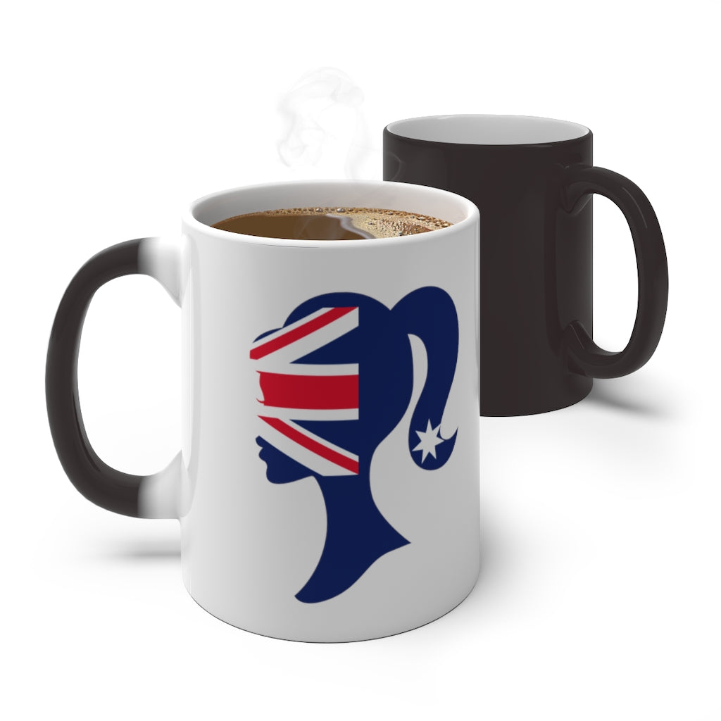 Australia Girl Color Changing Mug