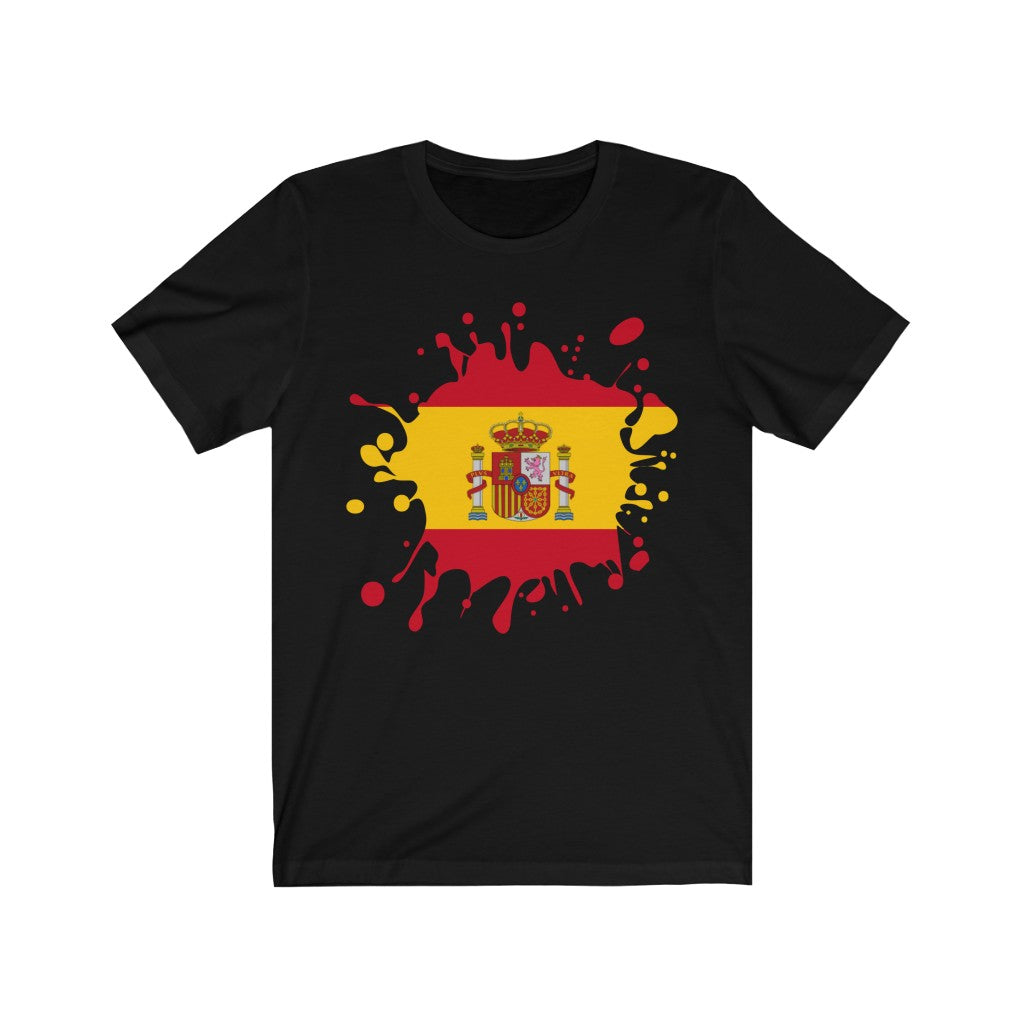 Spain Splat Flag Premium Tee - Unisex