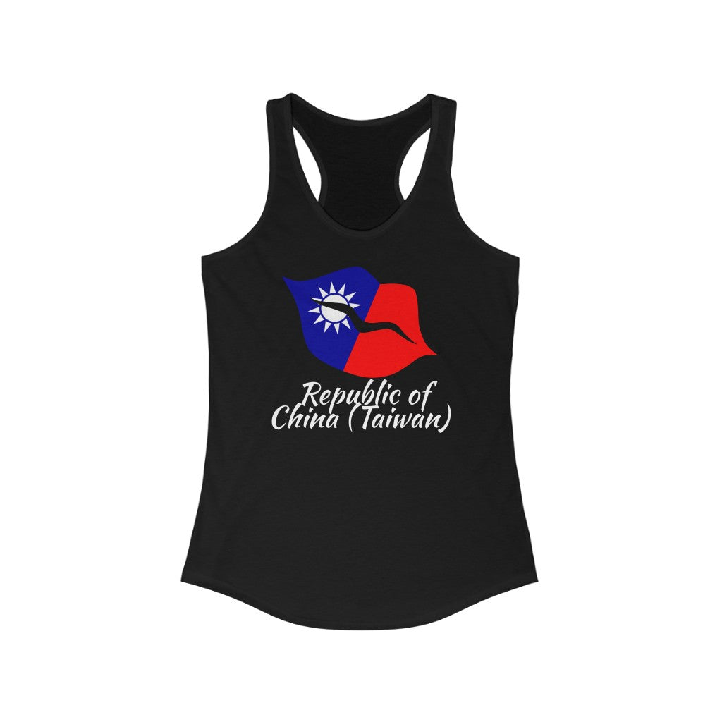 Republic of China - Taiwan Lips Flag Tank 2 - Women