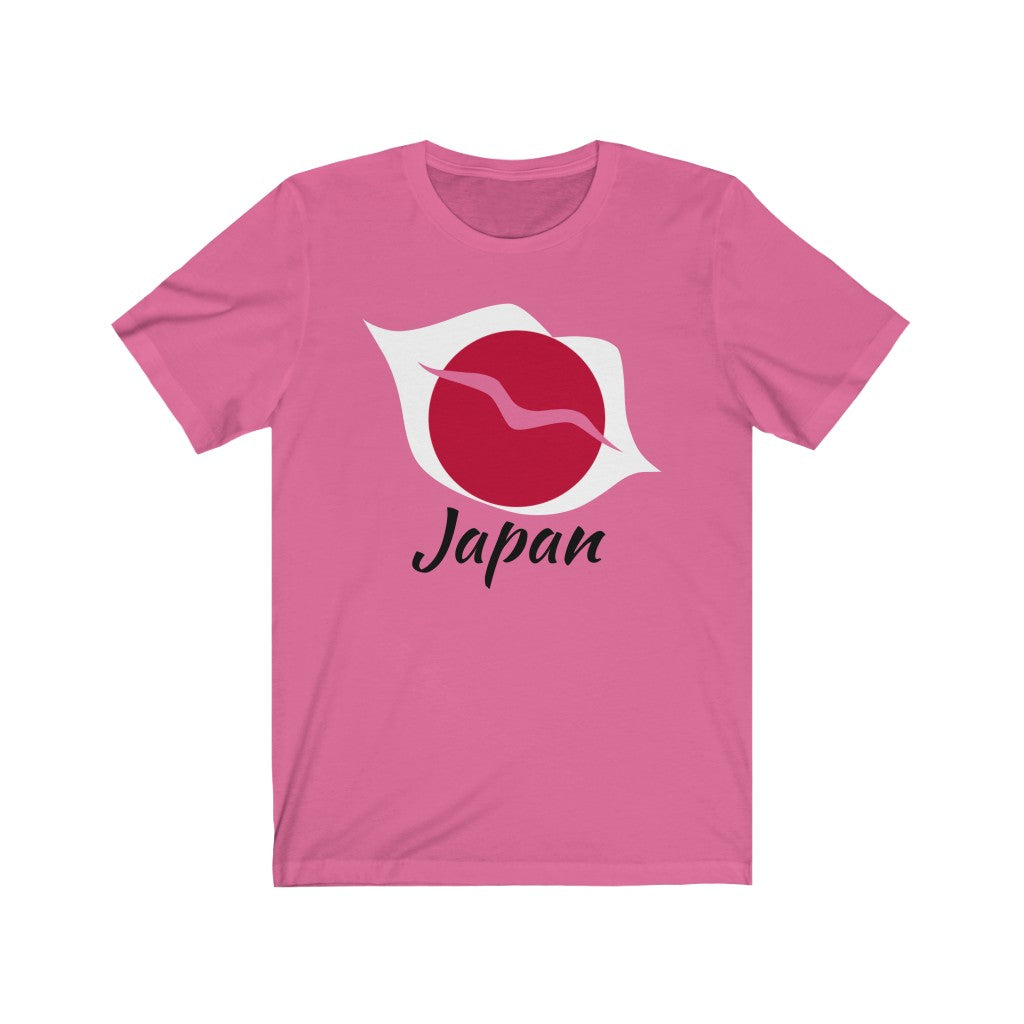 Japan Lips Flag Premium Tee 1 - Unisex