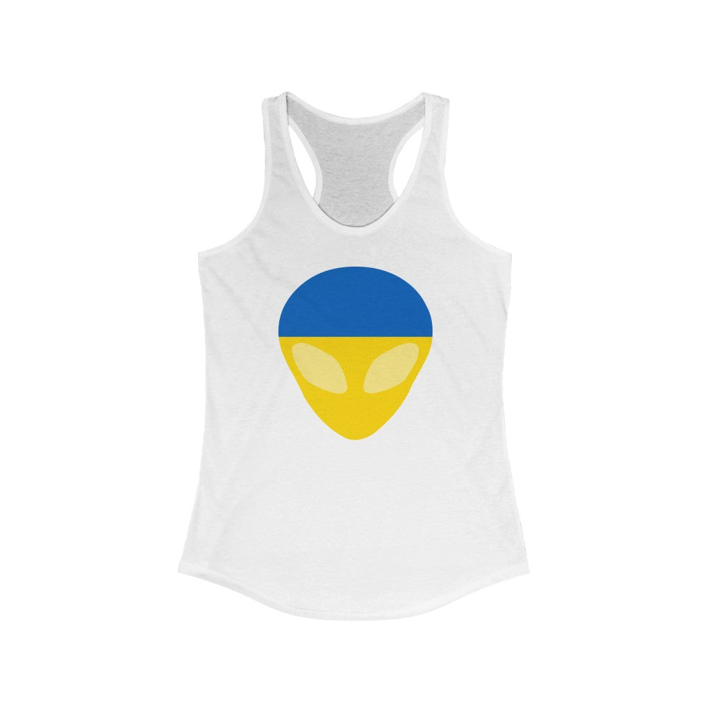 Ukraine Alien Flag Tank - Women