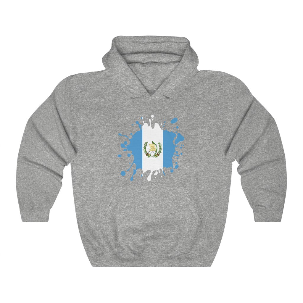 Guatemala Splat Flag Hoodie Sweatshirt - Unisex