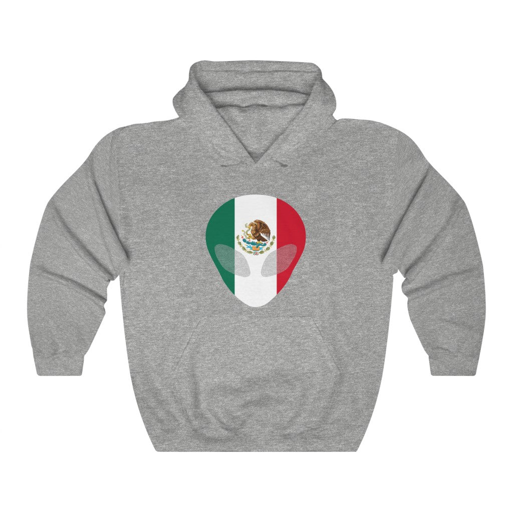 Mexico Alien Flag Hoodie Sweatshirt - Unisex