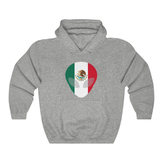 Mexico Alien Flag Hoodie Sweatshirt - Unisex