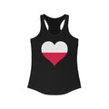 Poland Heart Flag Tank - Women