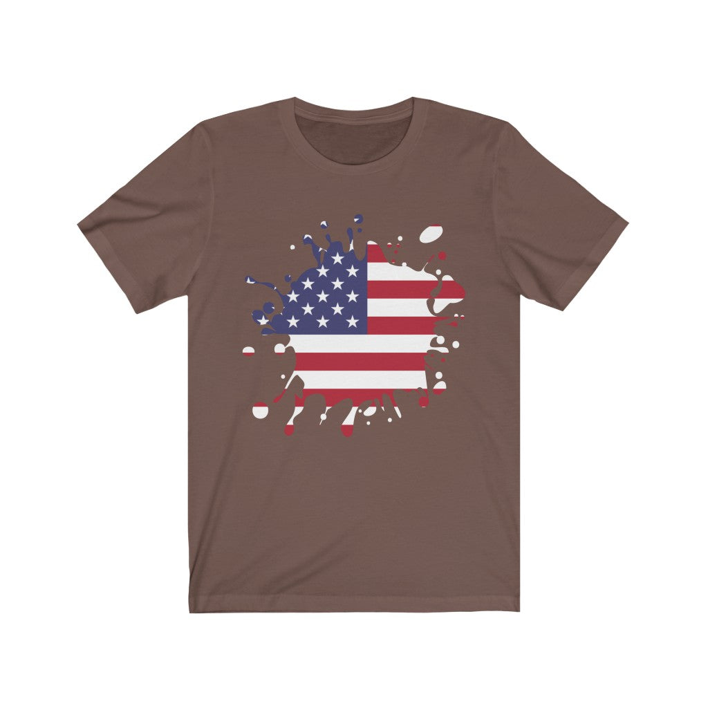 United States of America Splat Flag Premium Tee - Unisex