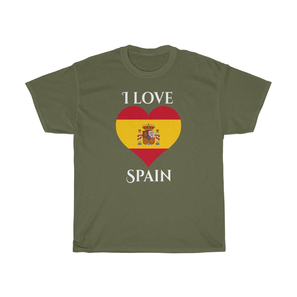 Spain Heart Flag Standard Tee 2 - Unisex