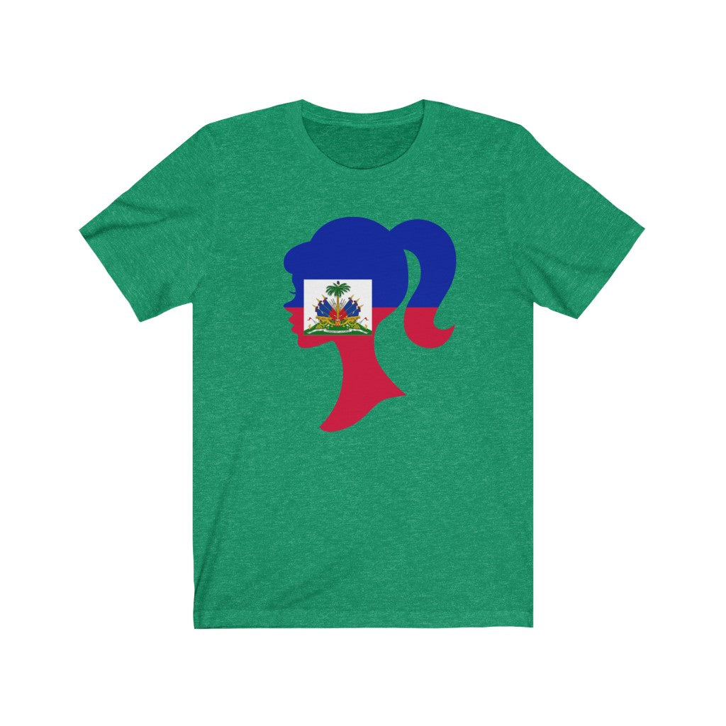 Haiti Girl Flag Premium Tee - Unisex