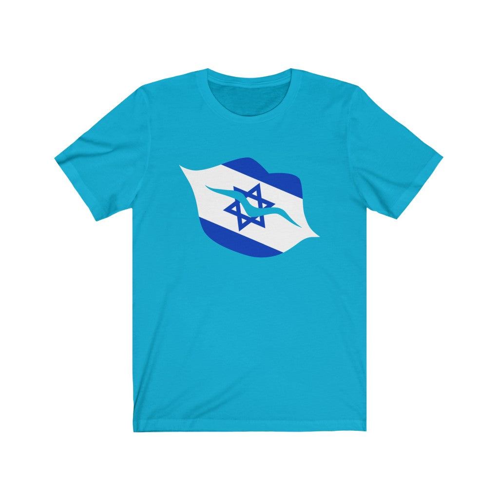 Israel Lips Flag Premium Tee - Unisex