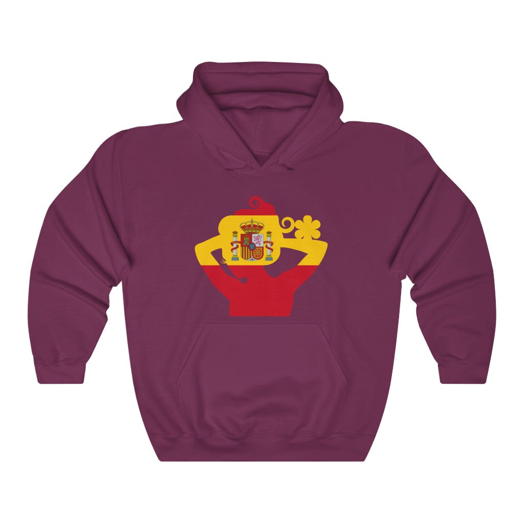 Spain Lady Flag Hoodie Sweatshirt - Unisex