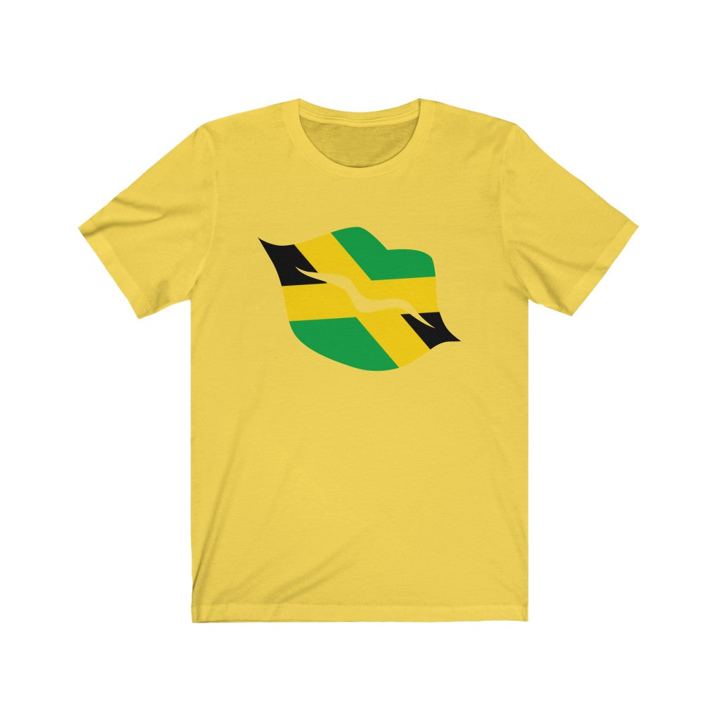 Jamaica Lips Flag Premium Tee - Unisex