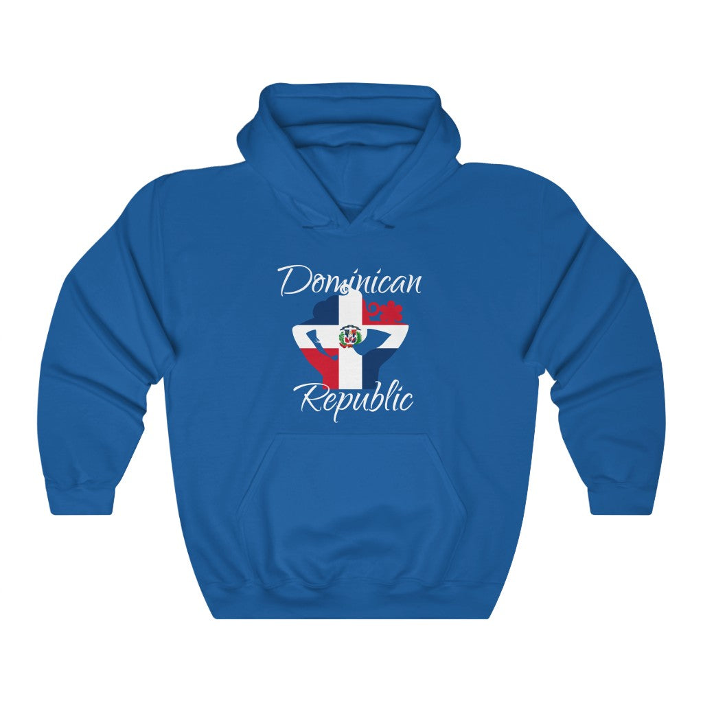 Dominican Republic Lady Flag Hoodie Sweatshirt 2 - Unisex
