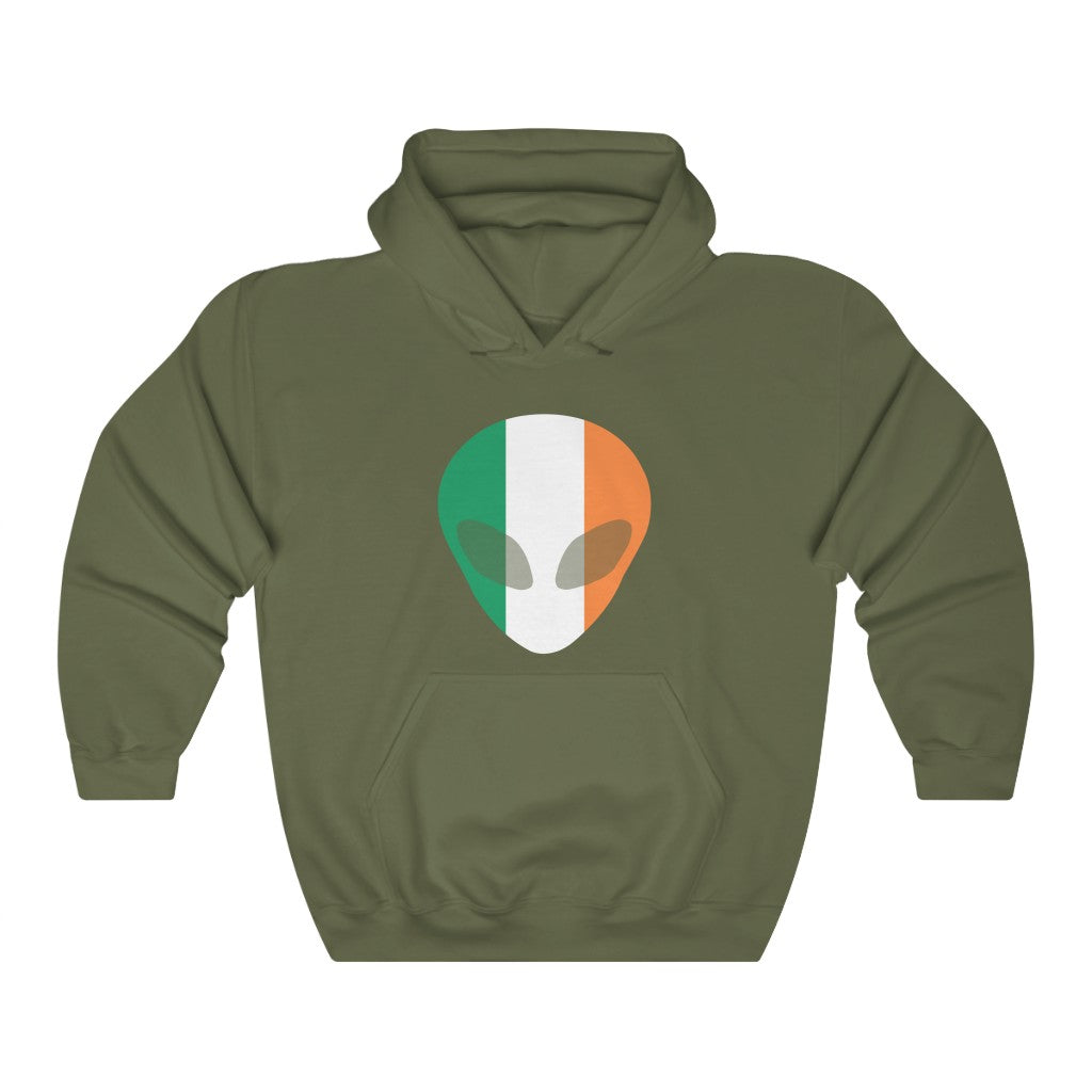 Ireland Alien Flag Hoodie Sweatshirt - Unisex