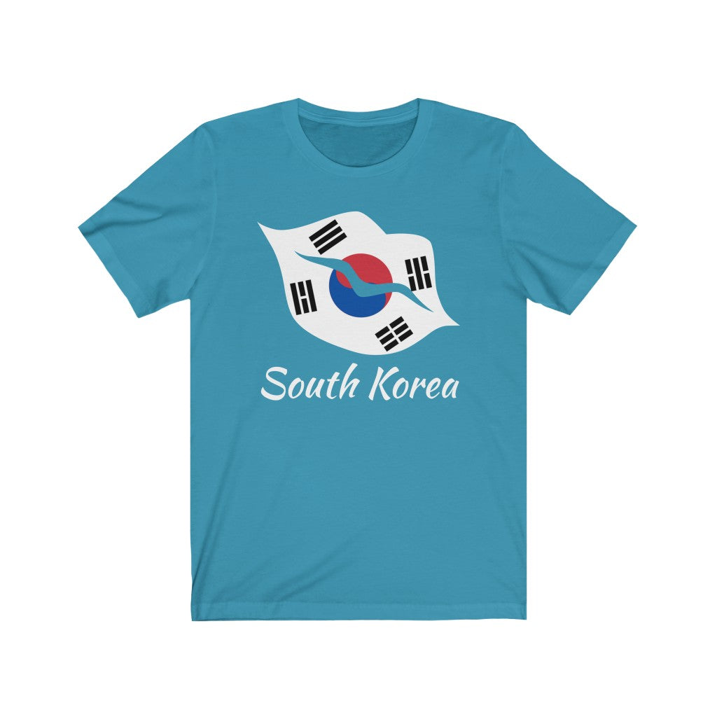 South Korea Lips Flag Premium Tee 2 - Unisex