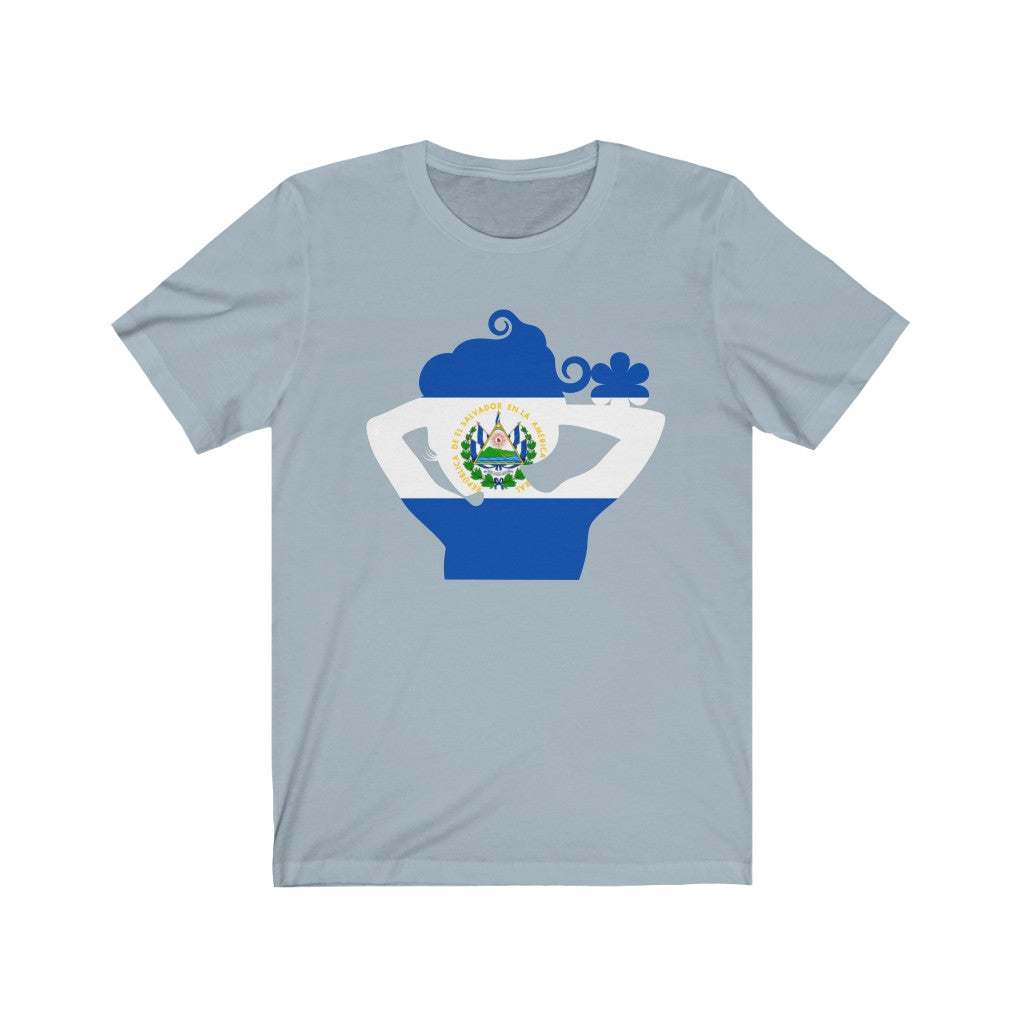 El Salvador Lady Flag Premium Tee - Unisex