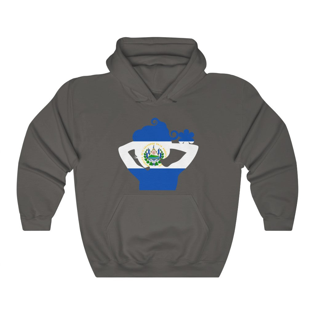 El Salvador Lady Flag Hoodie Sweatshirt - Unisex