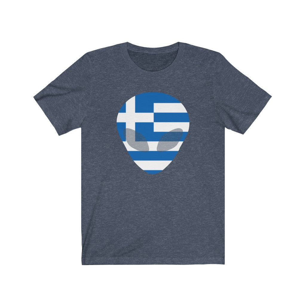 Greece Alien Flag Premium Tee - Unisex