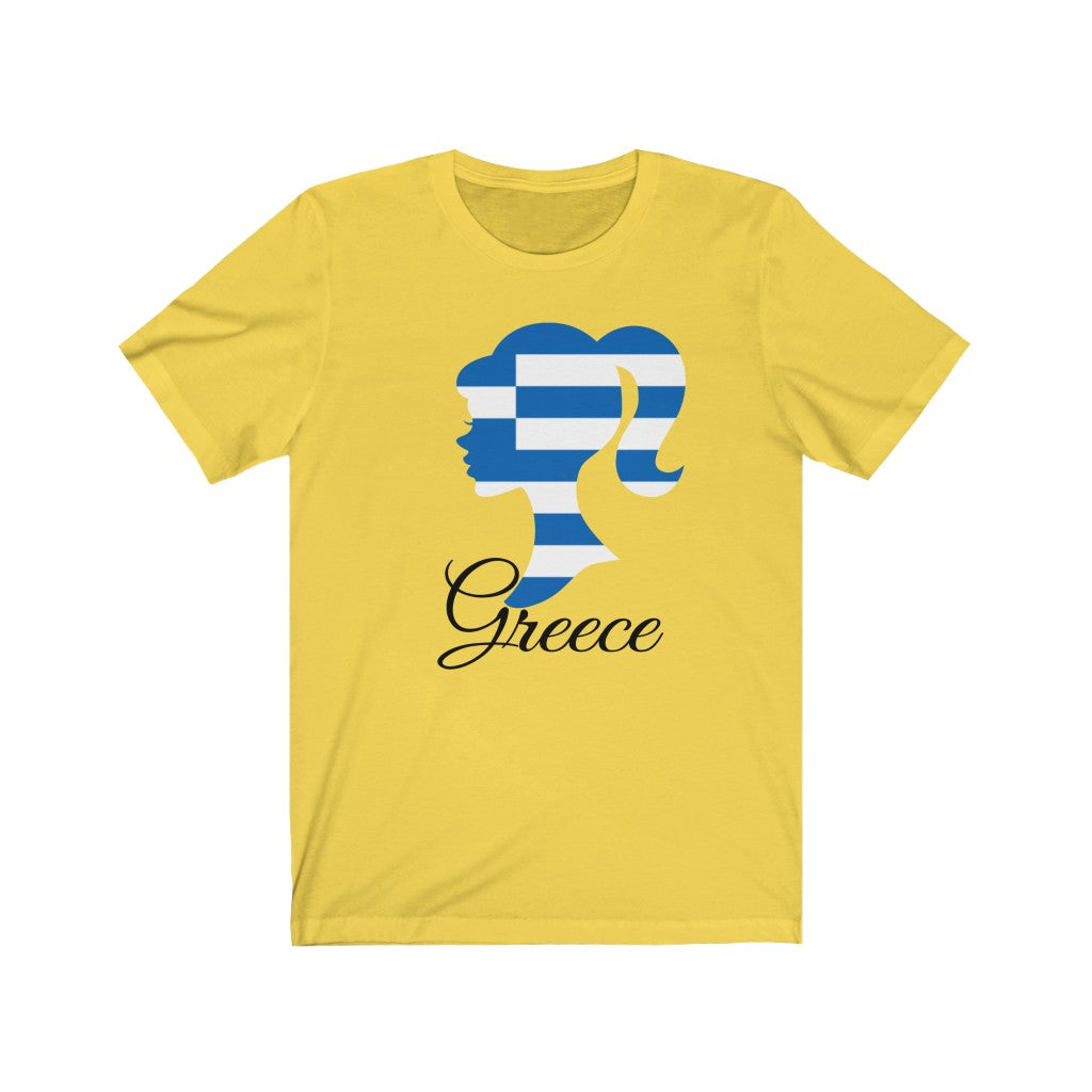 Greece Girl Flag Premium Tee 1 - Unisex