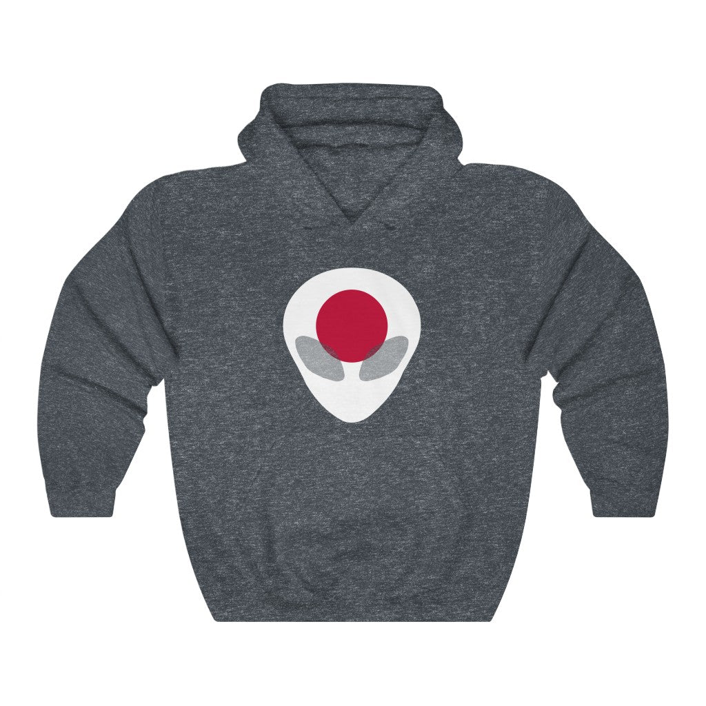 Japan Alien Flag Hoodie Sweatshirt - Unisex