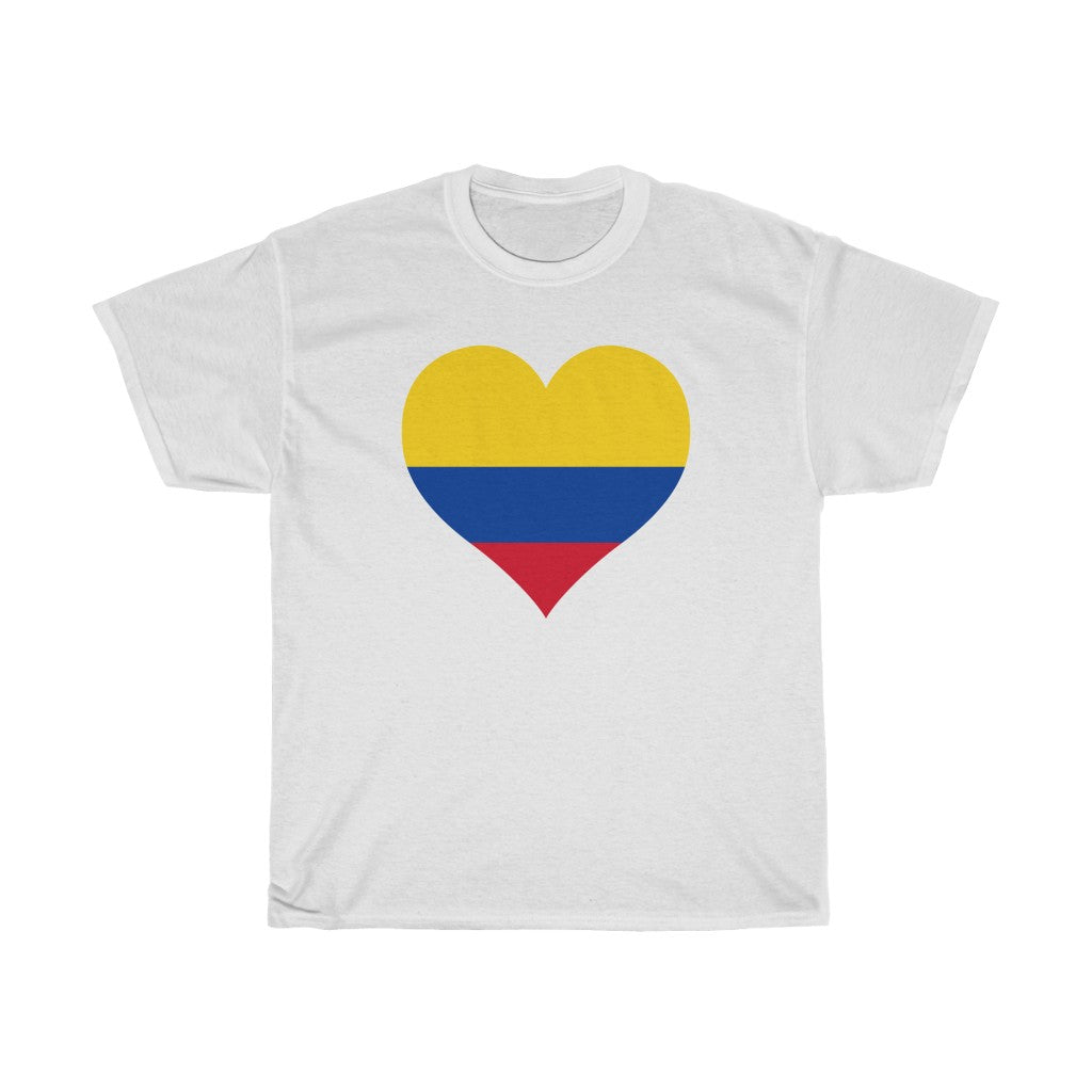 Colombia Heart Flag Standard Tee - Unisex