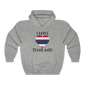 Thailand Heart Flag Hoodie Sweatshirt 1 - Unisex