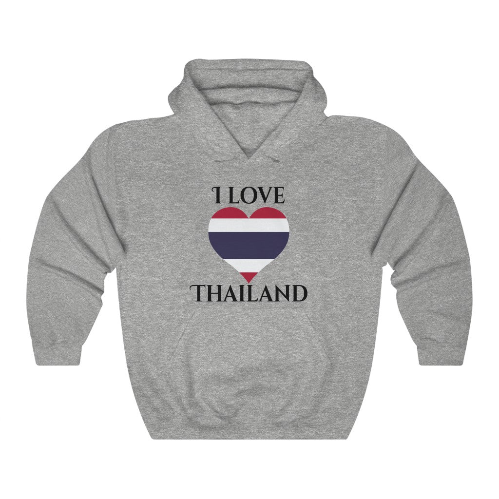 Thailand Heart Flag Hoodie Sweatshirt 1 - Unisex
