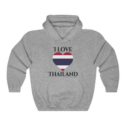Thailand Heart Flag Hoodie Sweatshirt 1 - Unisex