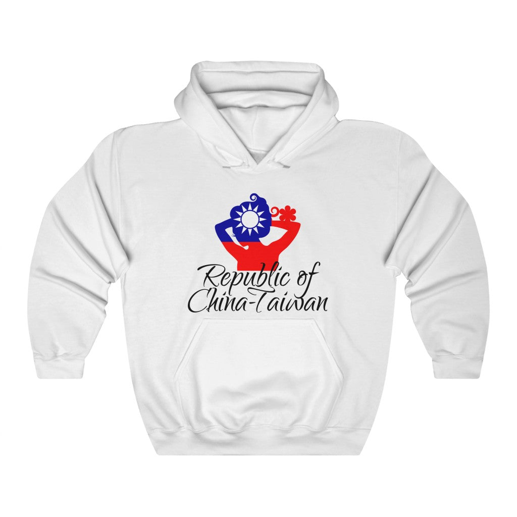 Republic of China - Taiwan Lady Flag Hoodie Sweatshirt 1 - Unisex