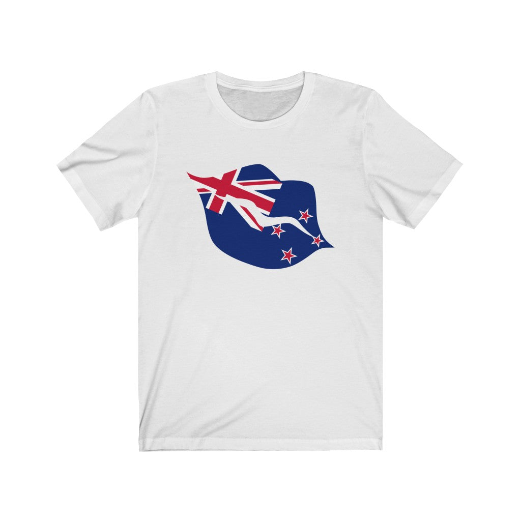 New Zealand Lips Flag Premium Tee - Unisex