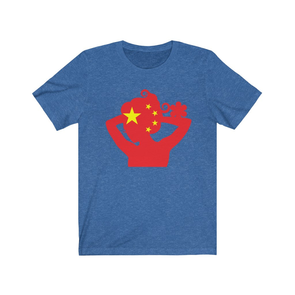 China Lady Flag Premium Tee - Unisex