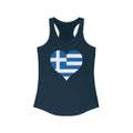 Greece Heart Flag Tank - Women